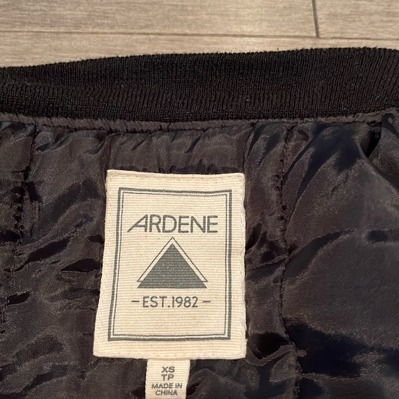 ARDENE Black Bomber Jacket. Size XS - Picture 9 of 11